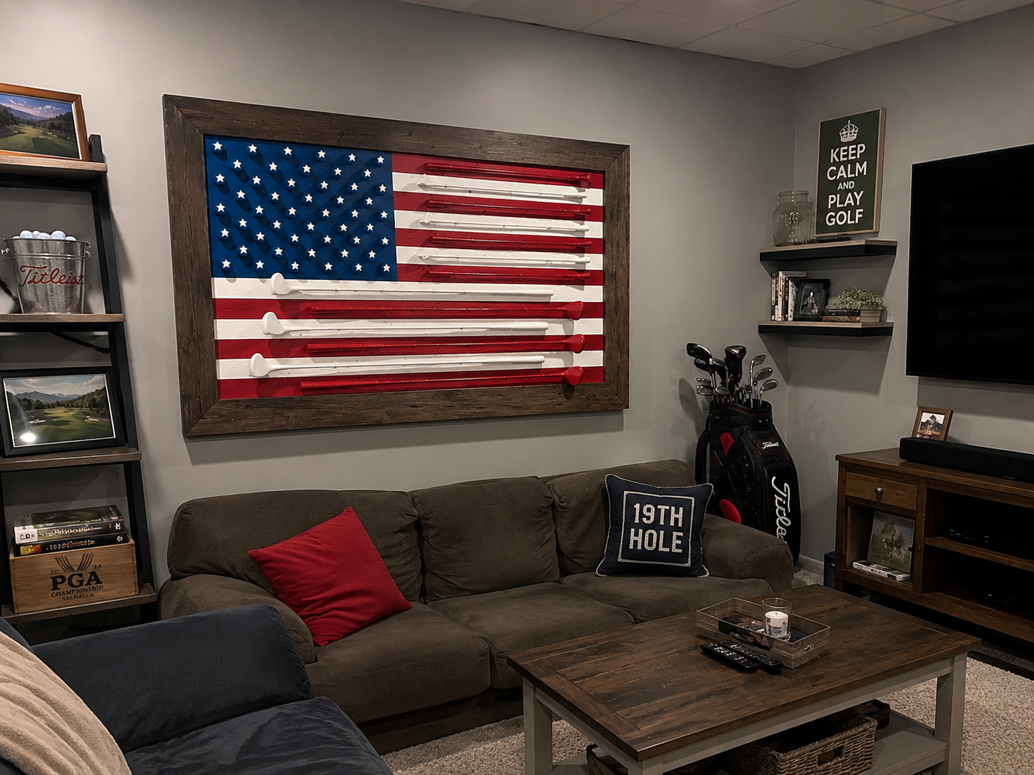 Man Cave display setting